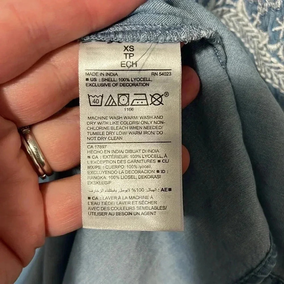 Old Navy Embroidered Tencel Swing Dress - Picture 12 of 12